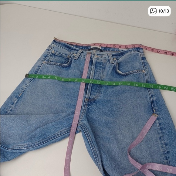 Citizens Of Humanity Ayla Baggy Jean Size 26 Women Cotton Wide Leg Button Fly - Picture 4 of 8